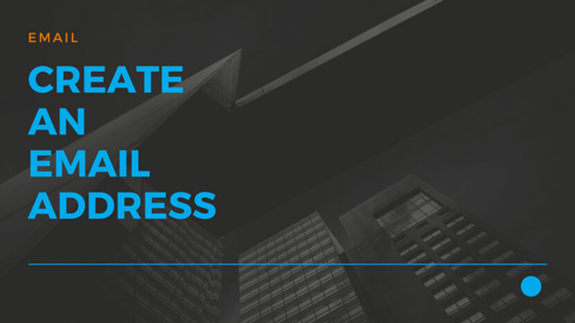 Create an EMail address 01