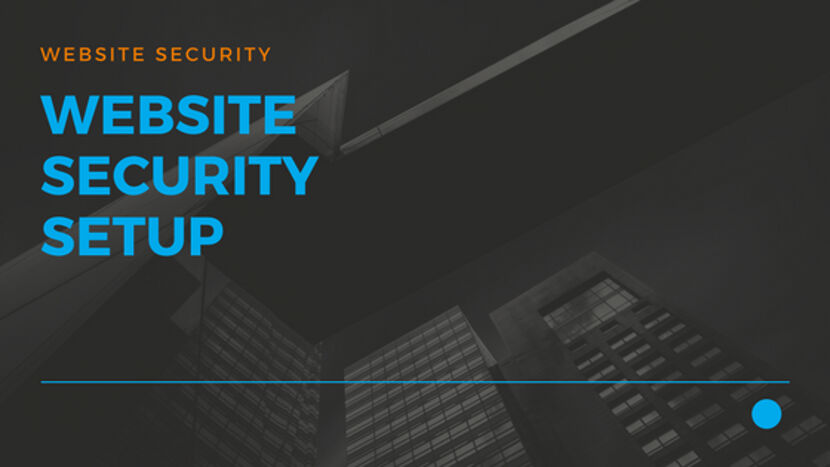 Website Security Setup 01