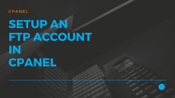 08 How to setup an FTP account