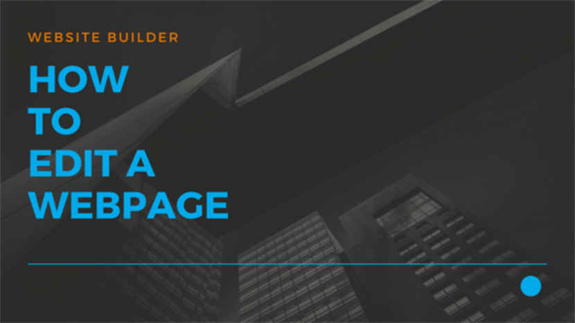 How to edit a webpage