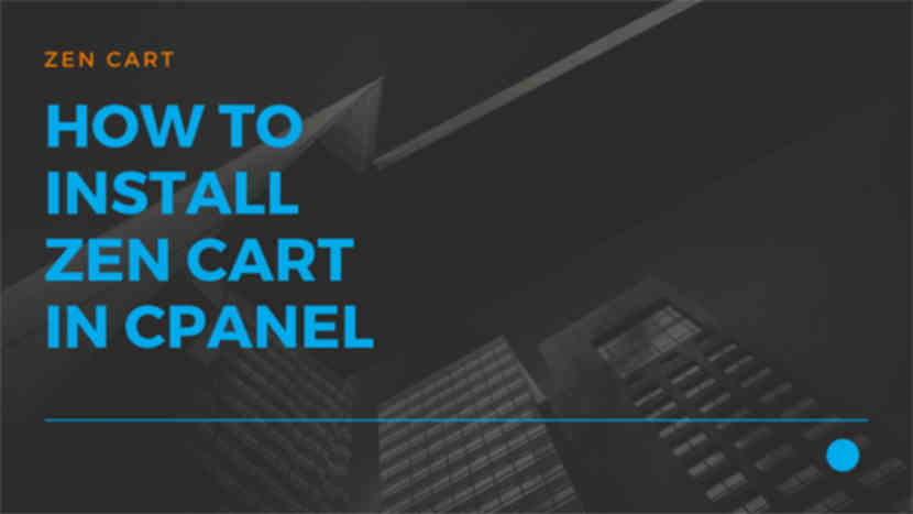 35 How to install Zen Cart in cPanel