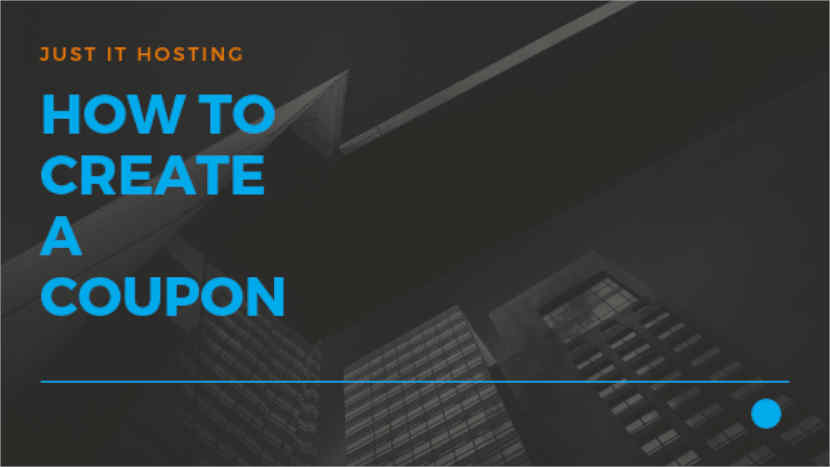 How to create a Coupon