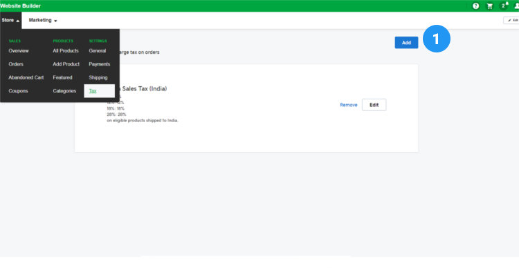 How to configure Sales Tax 01