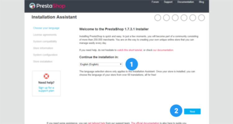 how to install prestashop 01