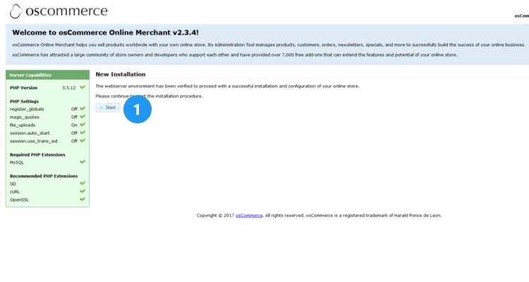 how to install oscommerce 01