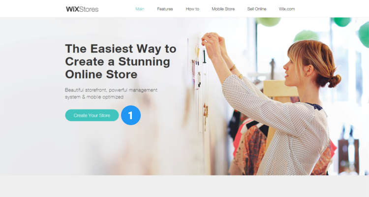 How to start a Wix online store 01