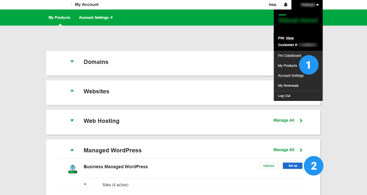 Setup Manage WordPress Hosting 01