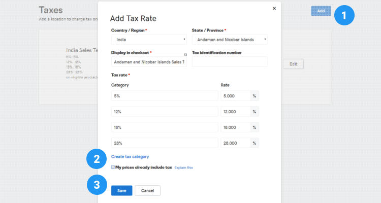 How to configure Sales Tax 02