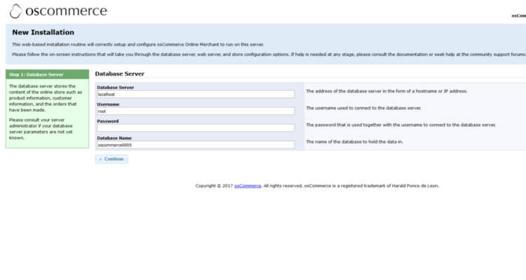 how to install oscommerce 02
