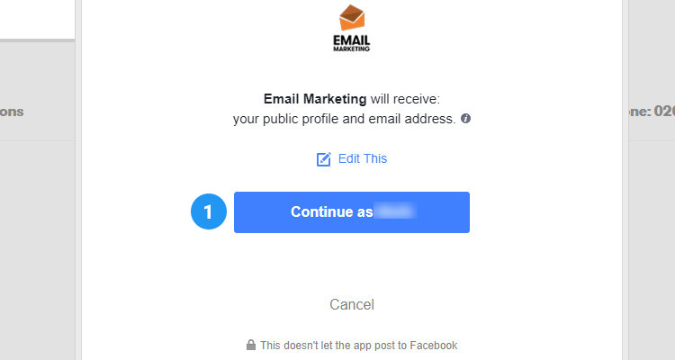 Add newsletter signup form to Facebook page 04