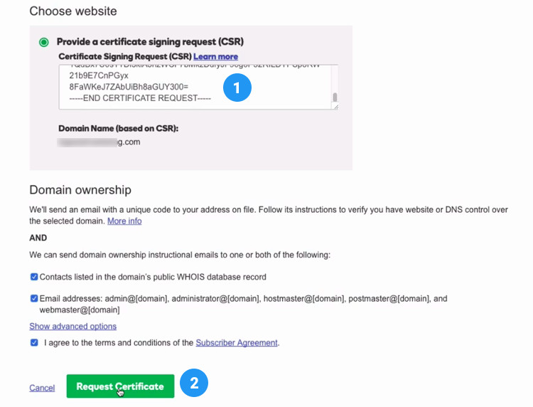 04-Submit Certificate Signing Request