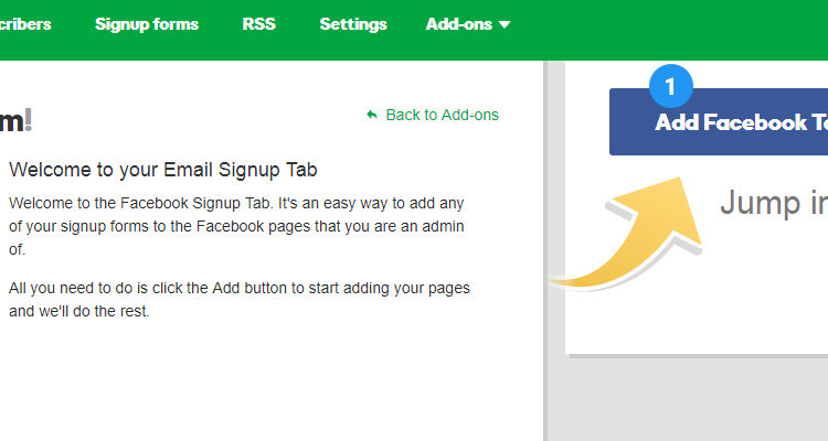 Add newsletter signup form to 06