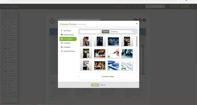 07 build website using website builder