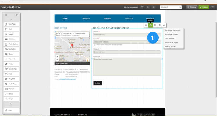 14 build website using website builder