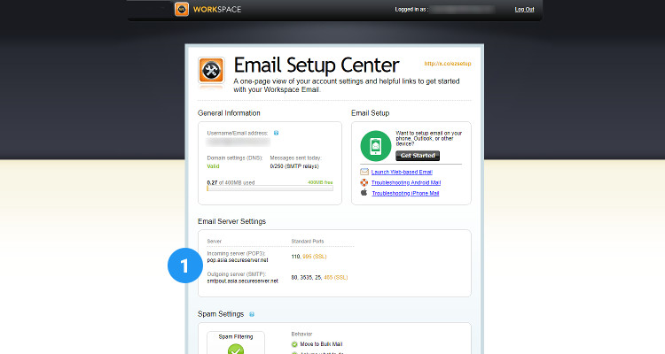 04 pop3 and smtp settings