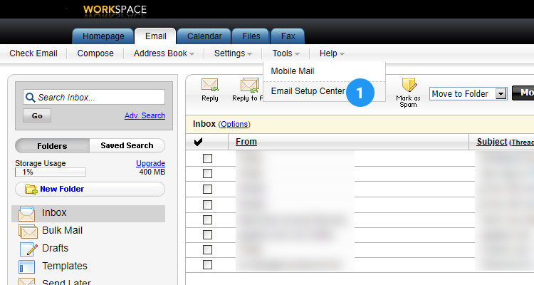 05 pop3 and smtp settings