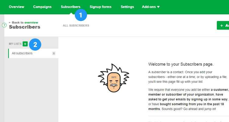 Create an Email List 02