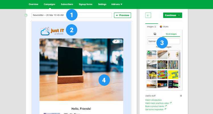 Email Marketing – How to Create an eMail Campaign 04