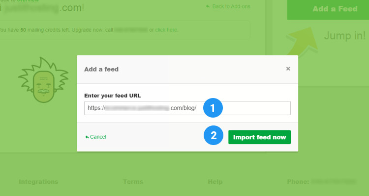 Email Marketing Create an eMail Campaign RSS Feed 04