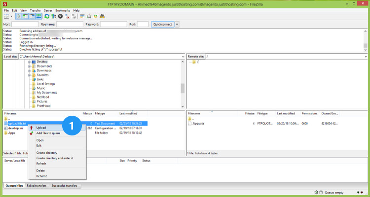 04 FTP Filezilla Client