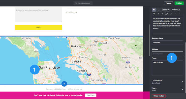 how to edit contact us page 03