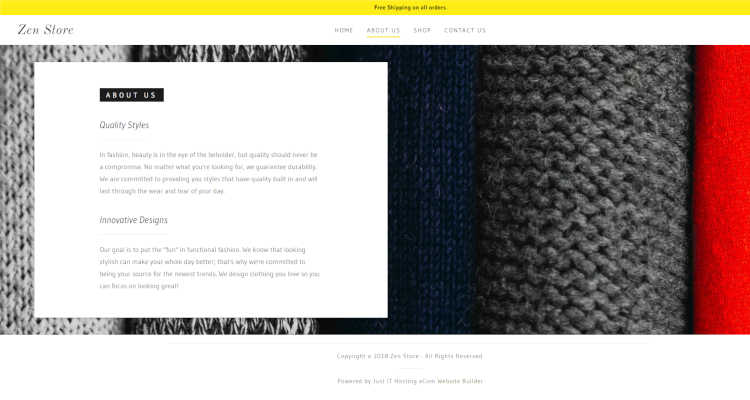 How to Edit About Us page 06