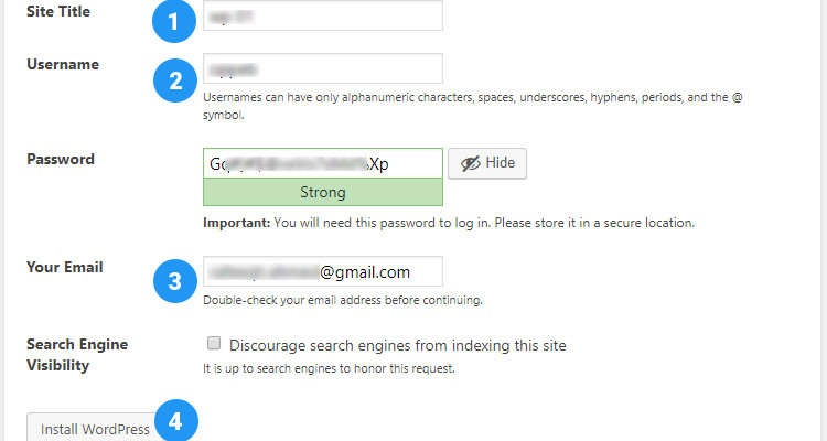 wordpress setup wizard 11