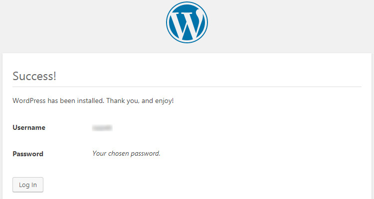 wordpress setup wizard 12