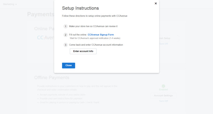 using offline payment method 04