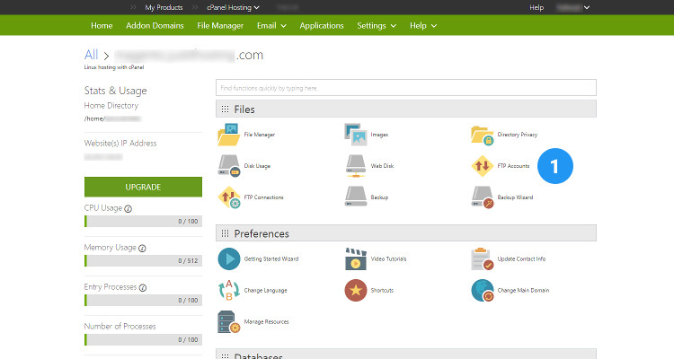 03 setup ftp account