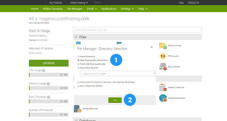 04 cpanel online file manager