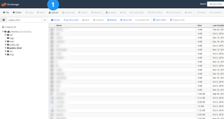 05 cpanel online file manager