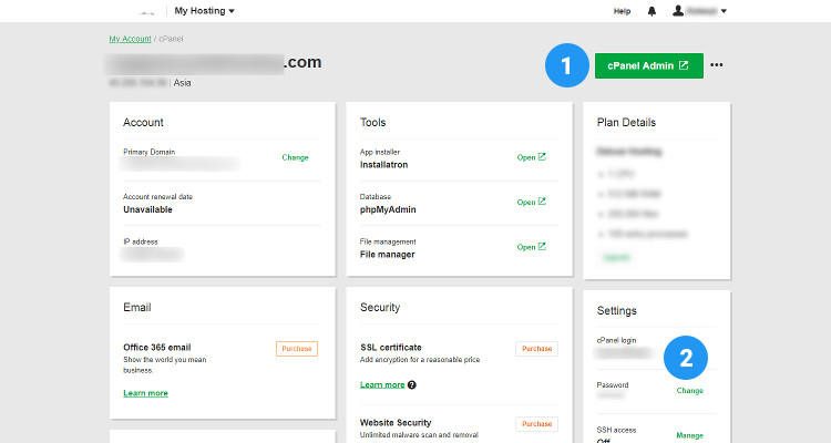 02 How to login to cPanel 