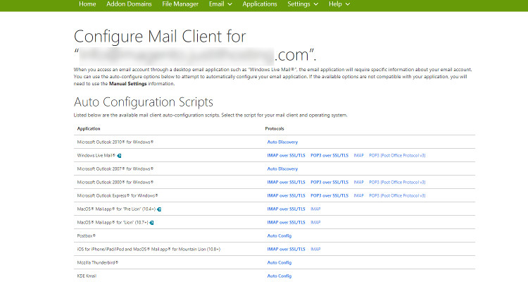 10 pop3 and smtp settings