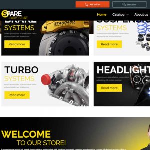 Car Spares VirtueMart Joomla Template 01