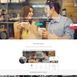 bridge wordpress theme 01