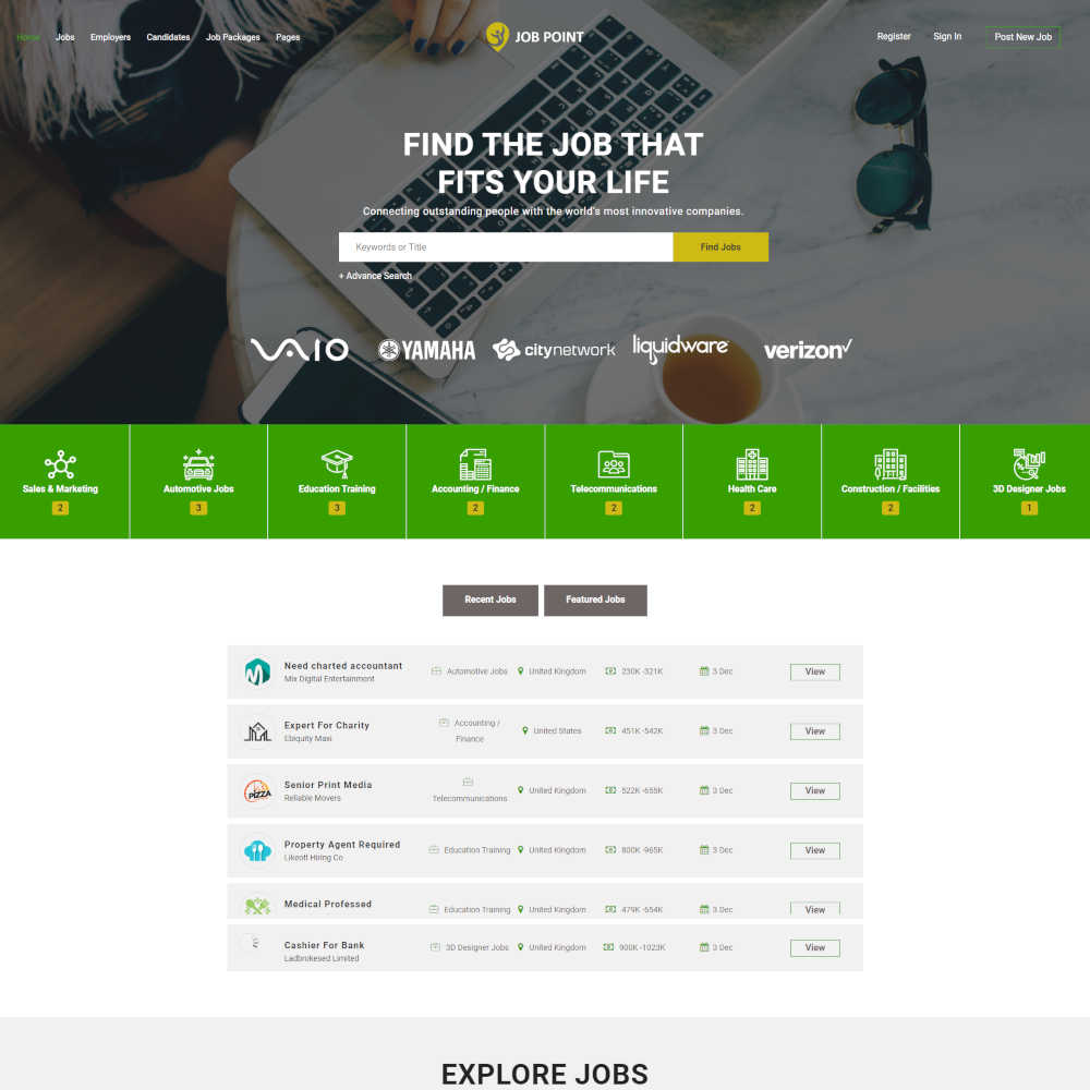 careerfy - job board wordpress theme 02