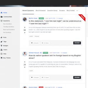 discy - social questions and answers wordpress theme 01