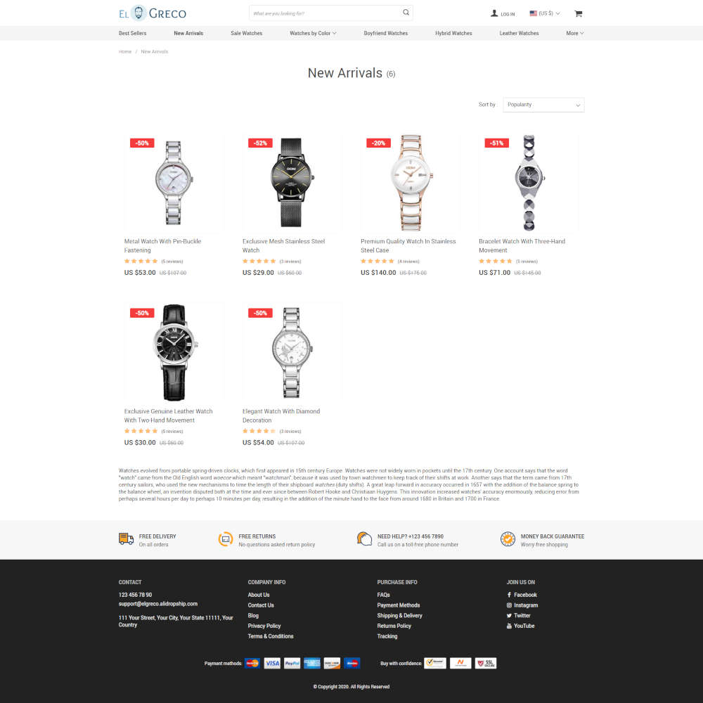 el greco theme alidropship 03