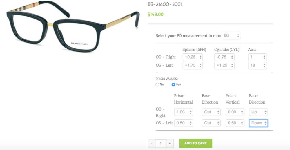 woocommerce eyeglass prescription plugin 02