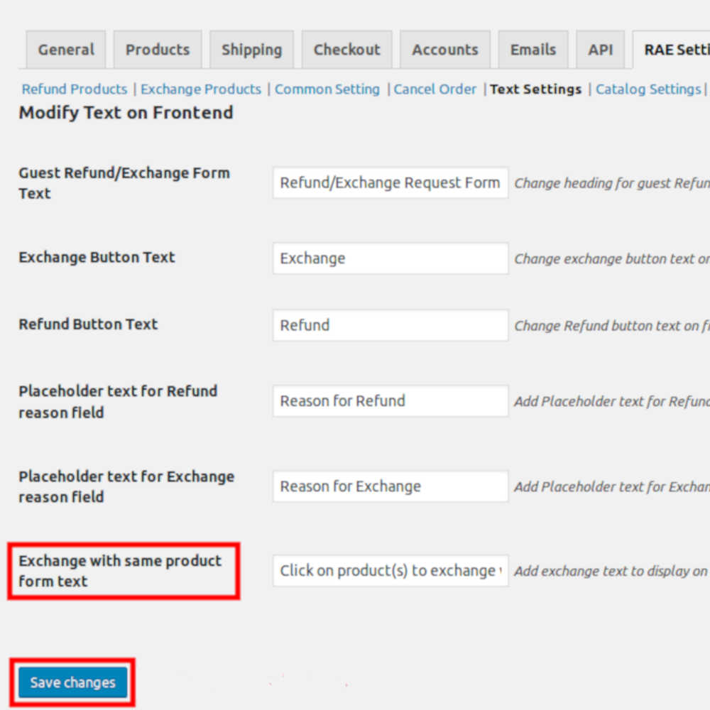 woocommerce refund and exchange with rma 07