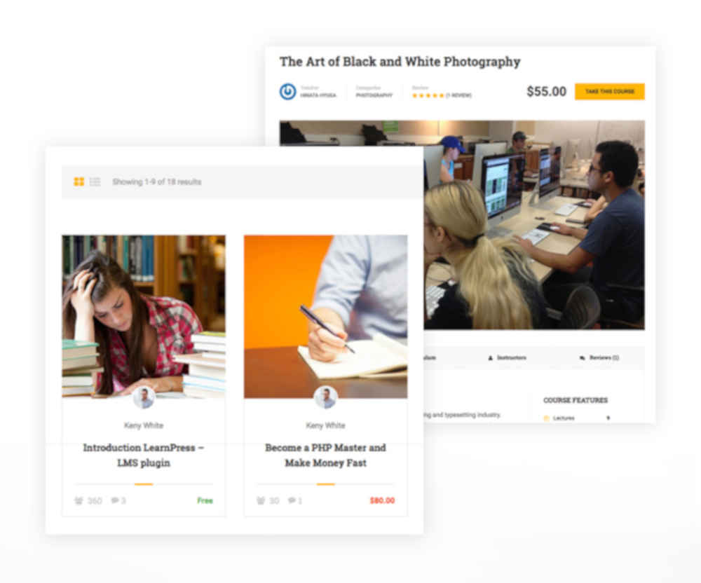 wordpress lms theme 01