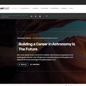 wpcast - audio podcast wordpress theme 01