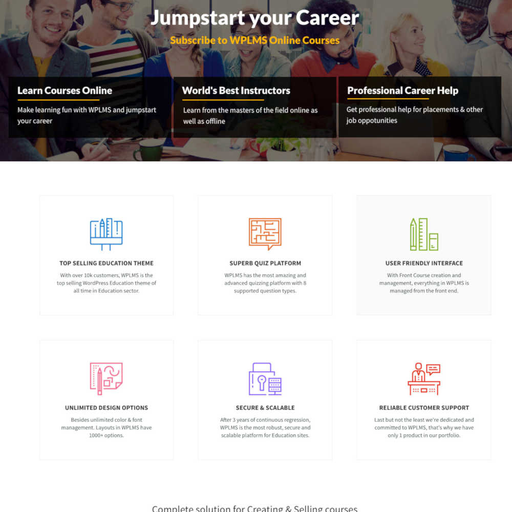 wplms learning management system 04