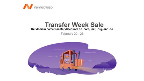 Namecheap - Transfer Week Sale