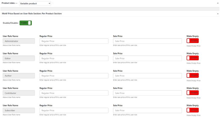 Step 7 Shipping and Taxes by Role